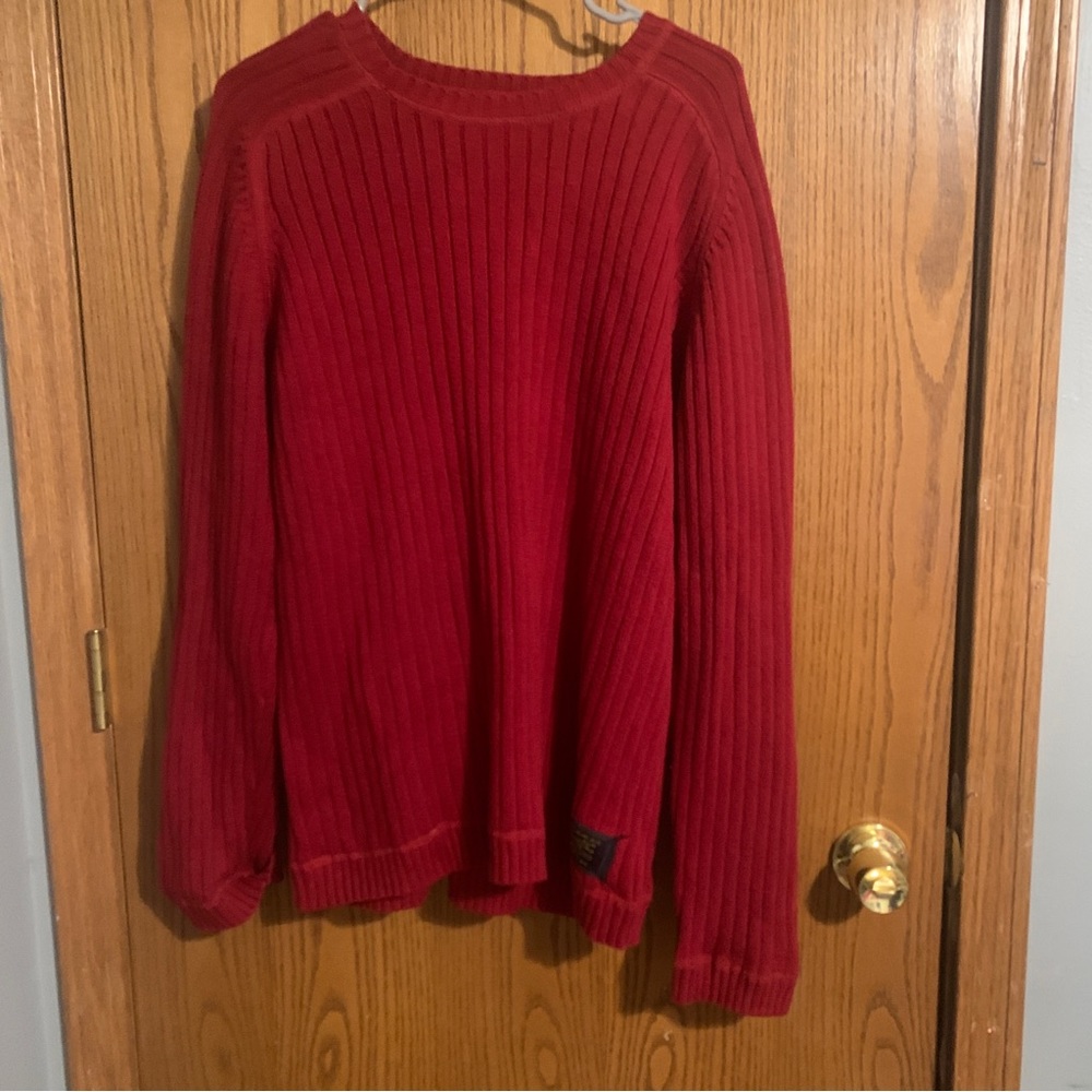 Polo Jeans Company Red Mens size large sweater